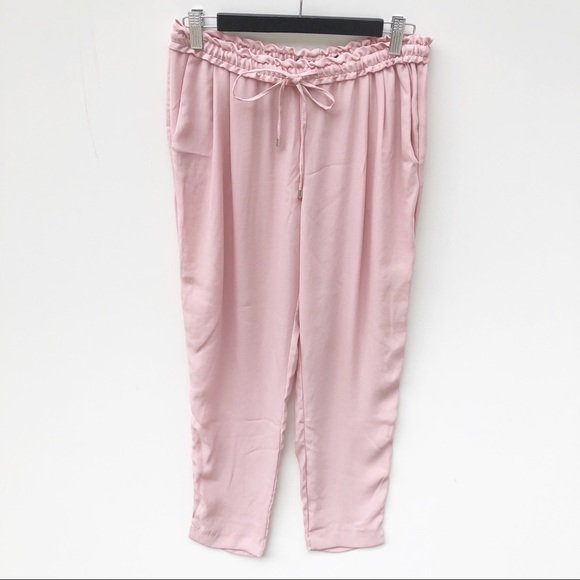 Zara M 2 Pale Pink Lightweight Trousers 